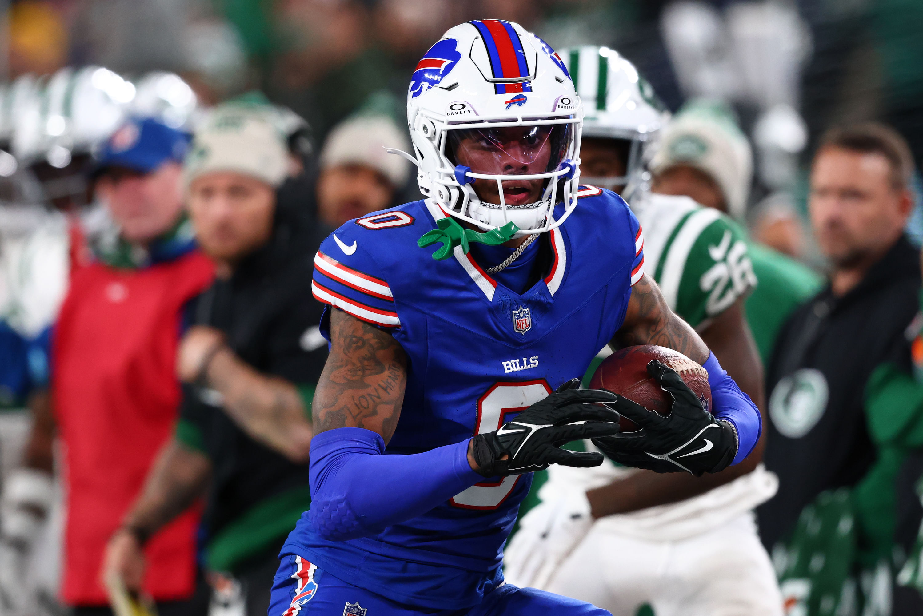 Keon Coleman Waiver Wire Fantasy Outlook Week 9 - Source: Imagn
